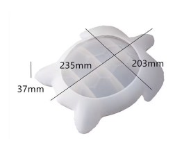 Molde silicona bandeja tortuga grande